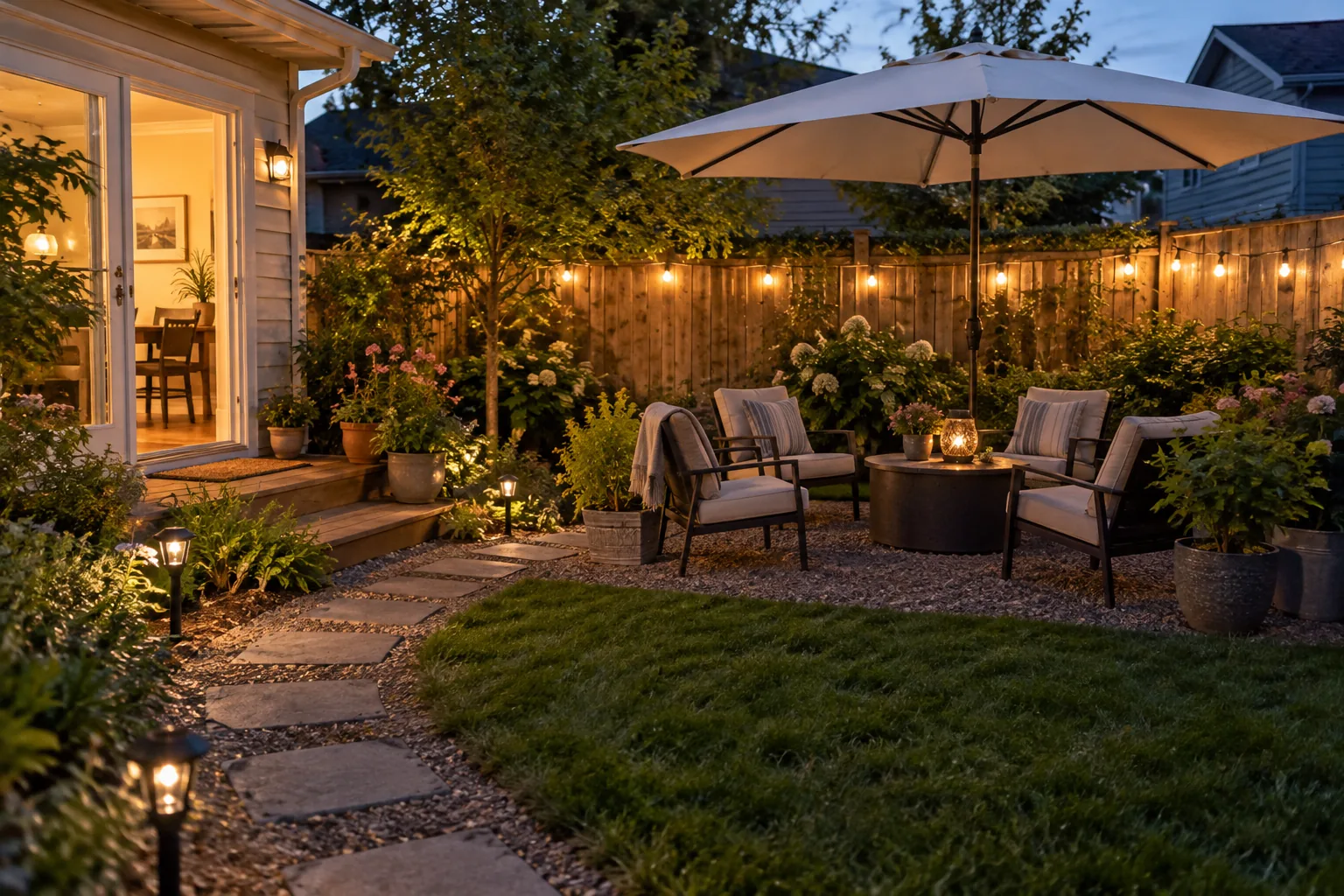 Editorial illustration for How to Create a Relaxing Backyard Without a Major Renovation