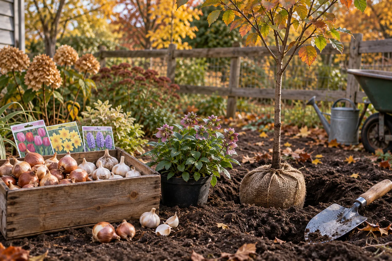 Editorial illustration for What to Plant in Early Fall for a Better Garden Next Spring
